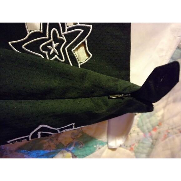 Grace Dane Lewis A line skirt cutout design size 10 black with white inner skirt - Picture 9 of 9